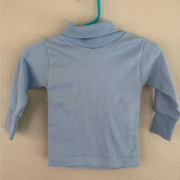 Vintage KUDDLE Blue Turtle Neck Made in USA 12 Monthss - Picture 4 of 5